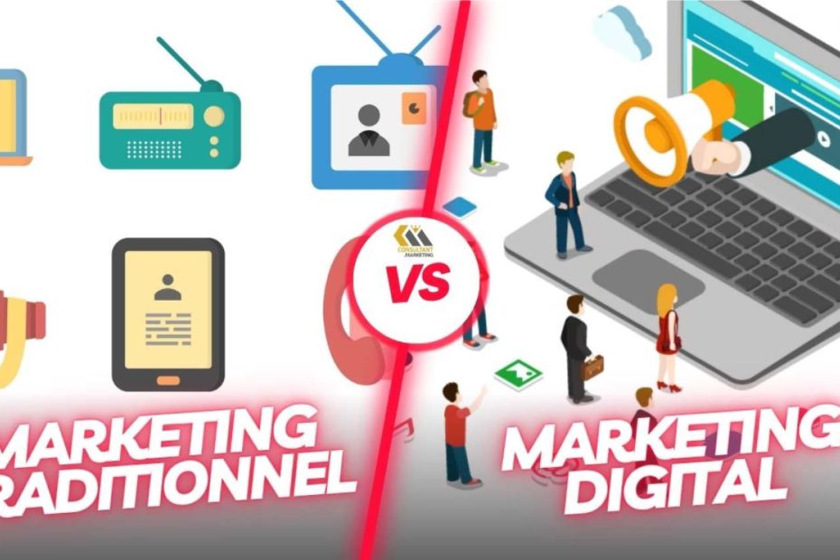 marketing traditionnel vs marketing digital